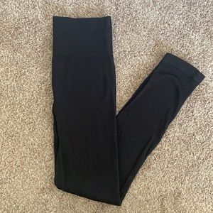 Aerie Ribbed Black Leggings